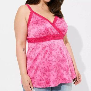 Torrid x Betsey Johnson Lace Inset Cami 3X